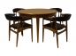 Dining table with 4 chairs by Johannes Andersen