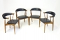 Dining table with 4 chairs by Johannes Andersen