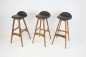 3 Barstools by Erik Buch